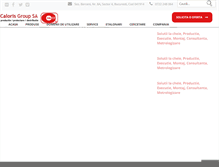 Tablet Screenshot of caloris.ro