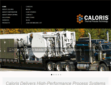 Tablet Screenshot of caloris.com